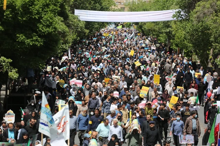 راهپیمایی پرشور روز جهانی قدس در شیراز